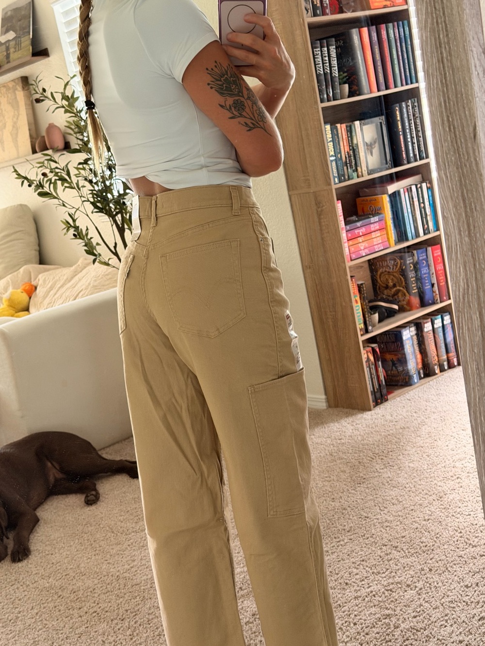 NWT Levi High-Waisted Wide Leg Crop
